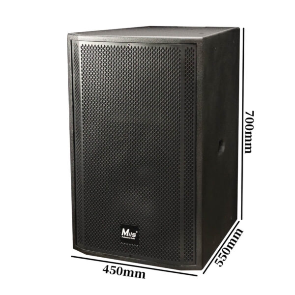 P15 Series Professional Speaker Size